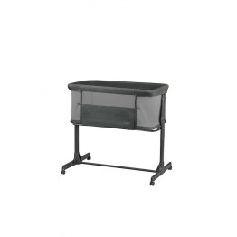 Kikka Boo Λίκνο Noah με Στρώμα και Πλαϊνό Άνοιγμα Dark Grey 31003020092